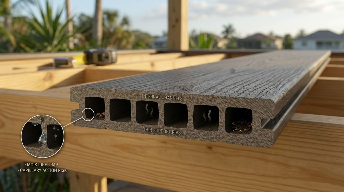 The Hidden Problem with Hollow-Core Waterproof Decking