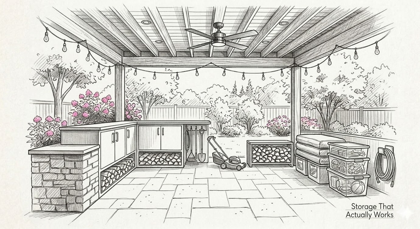 Under deck storage that actually works