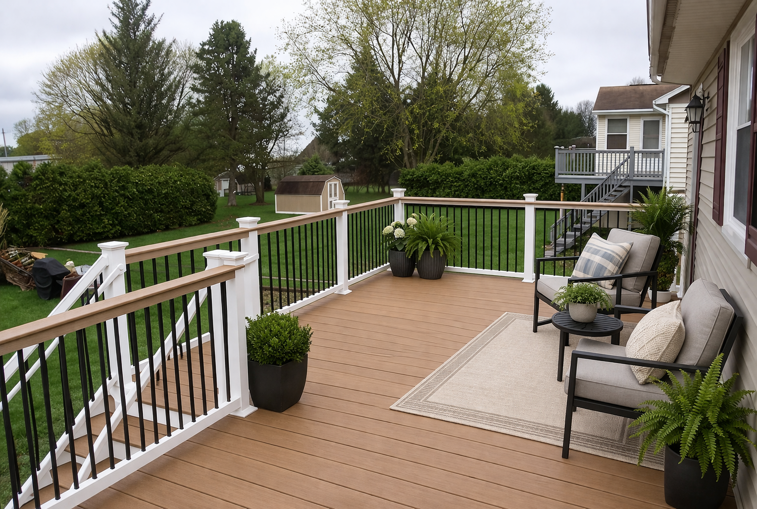 Making the switch from outdoor decking to outdoor flooring.