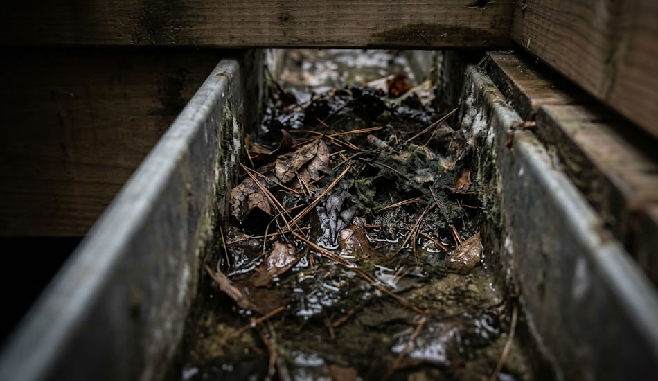 A musty smell coming from under your deck.